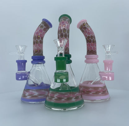 9" Pattern Beaker Bong