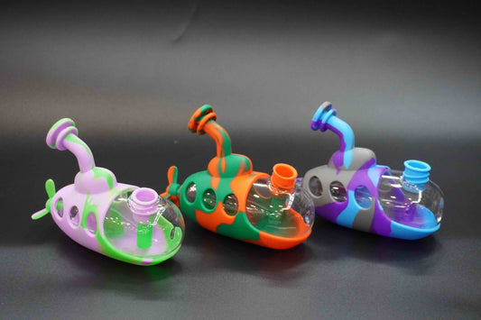 Submarine silicone pipe