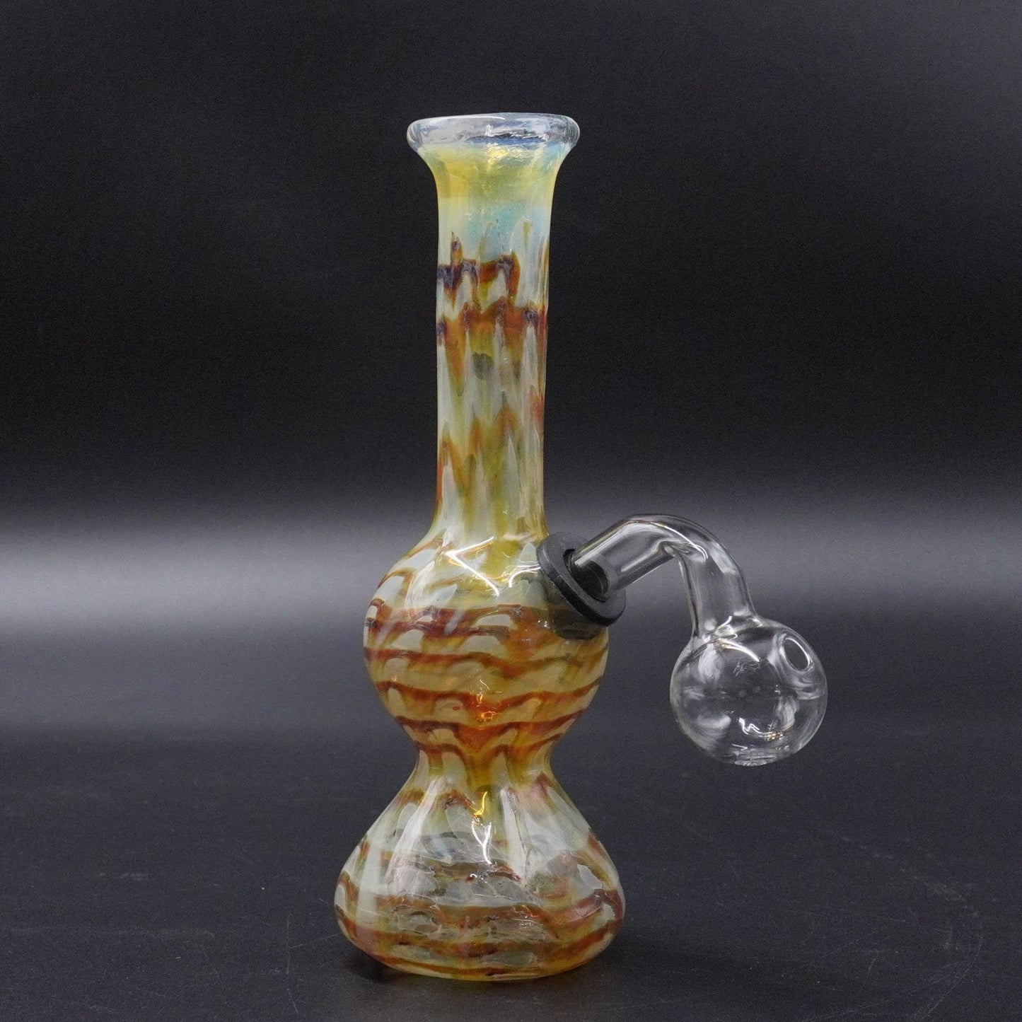 "Sunset Swirl" Fumed Glass Oil Burner