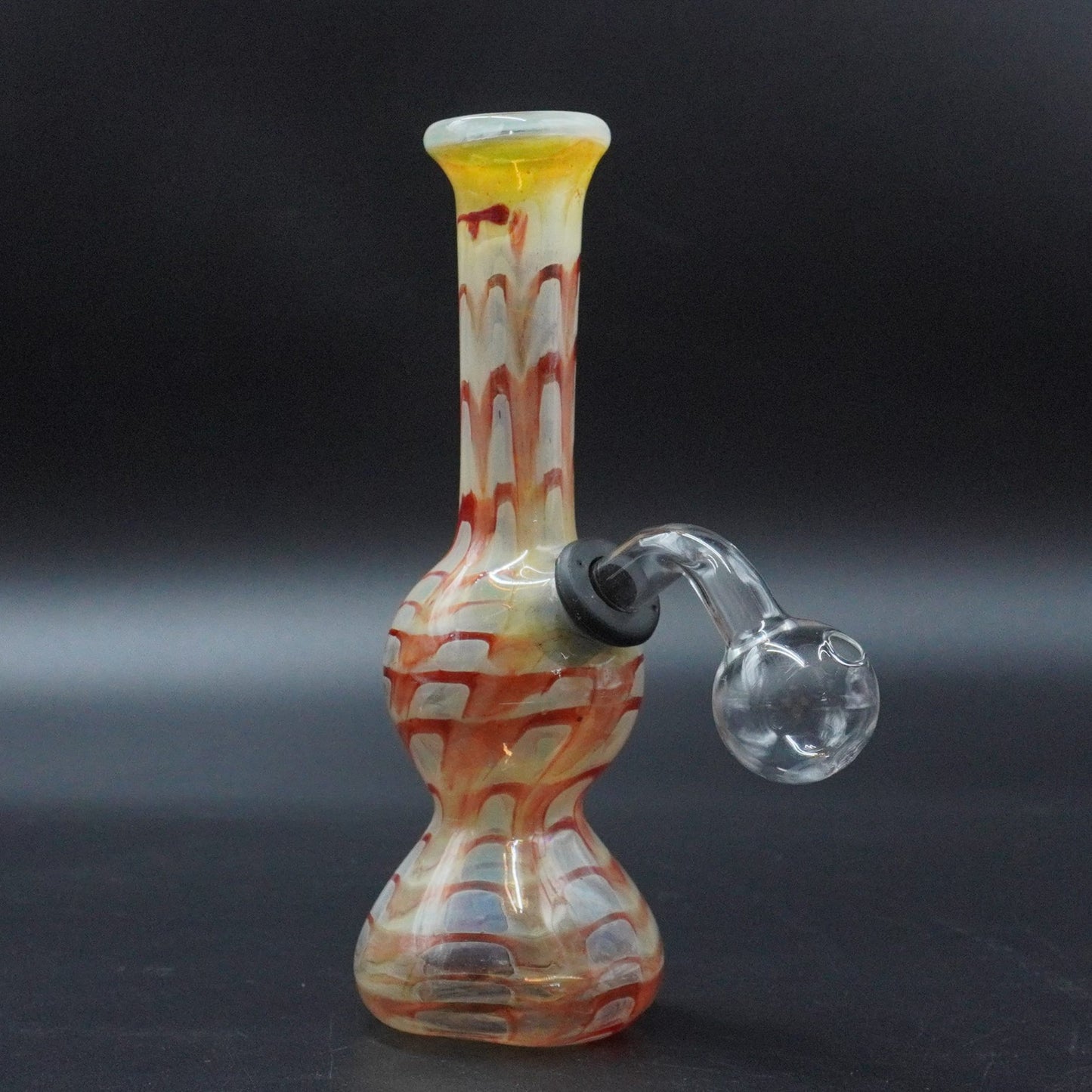 "Sunset Swirl" Fumed Glass Oil Burner