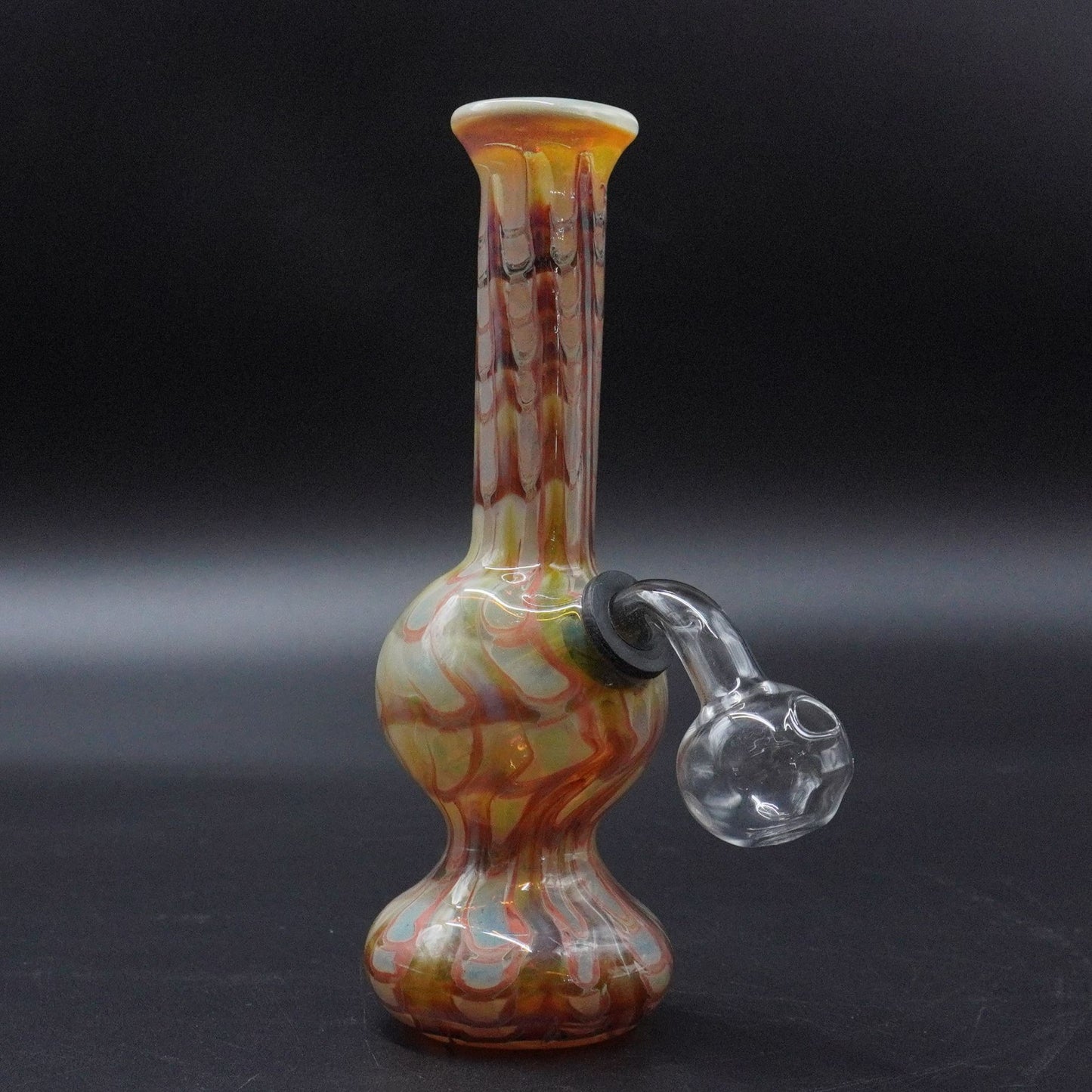 "Sunset Swirl" Fumed Glass Oil Burner