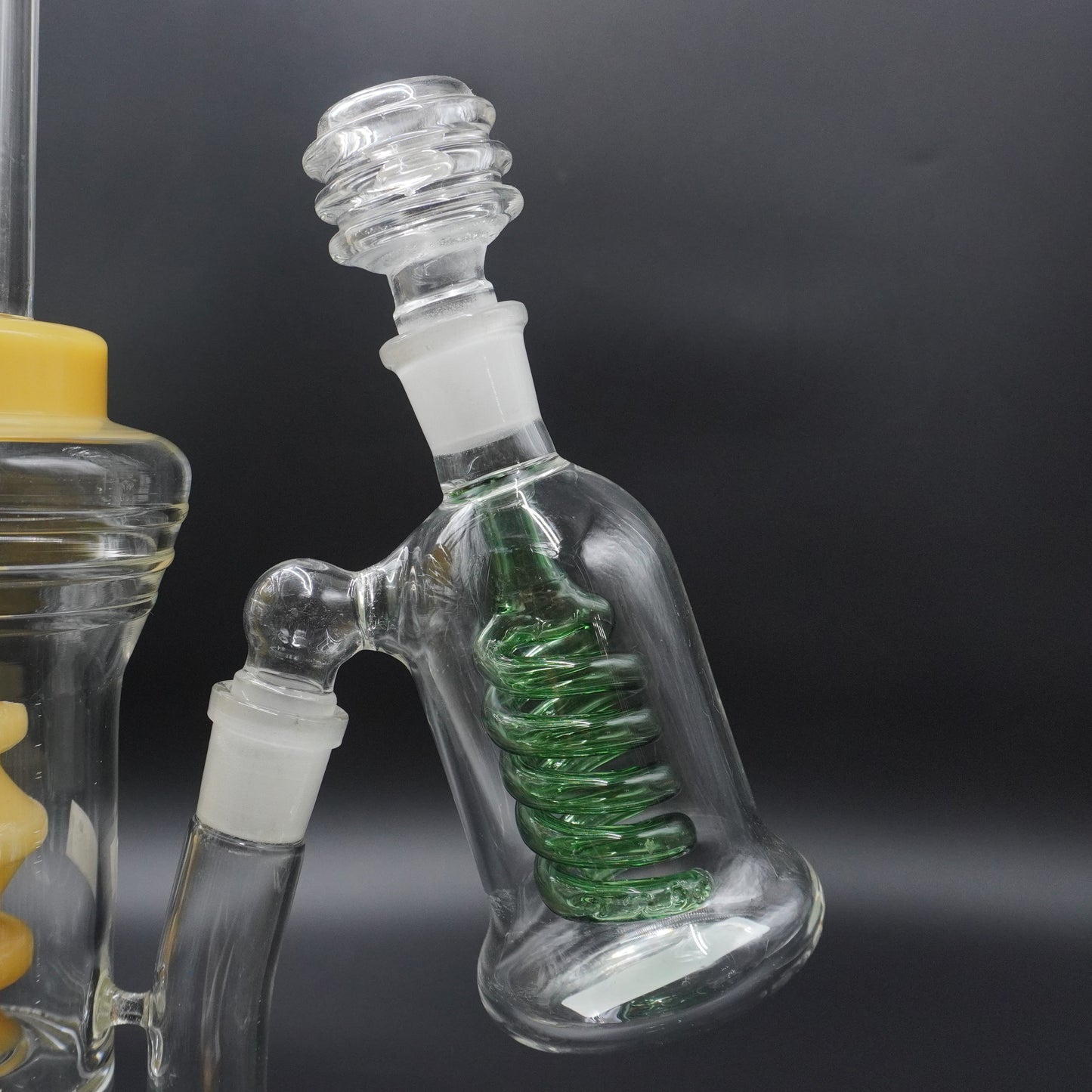 The "Dual-Action" 45° Ash Catcher Series (Showerhead or Coil)
