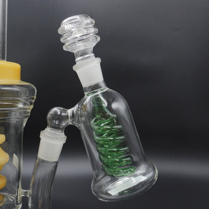 The "Dual-Action" 45° Ash Catcher Series (Showerhead or Coil)