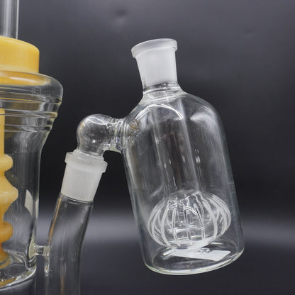 The "Dual-Action" 45° Ash Catcher Series (Showerhead or Coil)