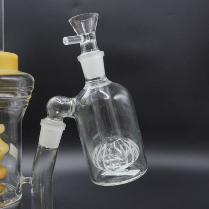 The "Dual-Action" 45° Ash Catcher Series (Showerhead or Coil)