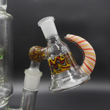 The "Twin Horn" Worked Glass Ash Catcher