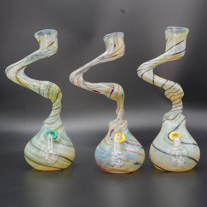 "Twisted Serenity" Fumed Glass Oil Burner