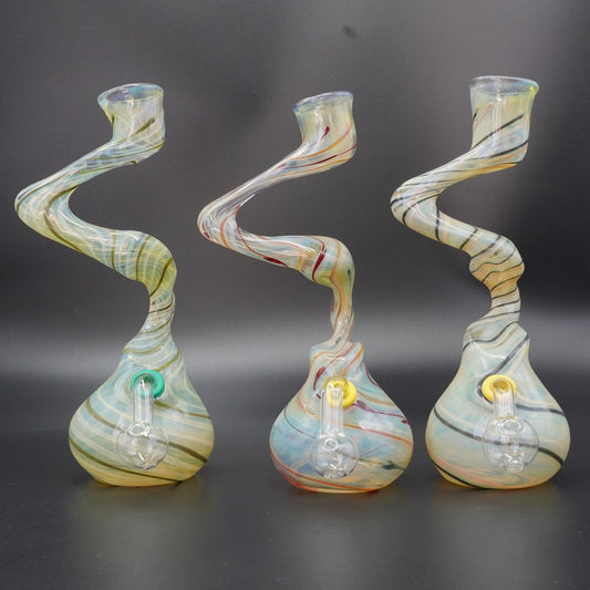"Twisted Serenity" Fumed Glass Oil Burner