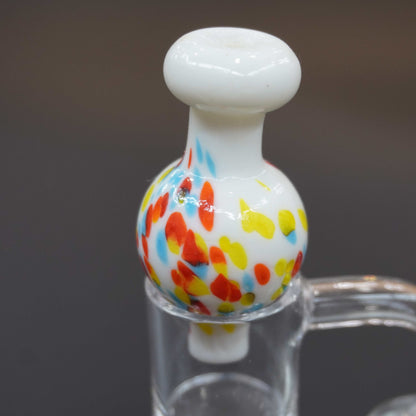 Bubble carb cap