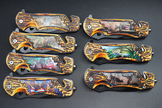 Wildlife Themed Folding Knives