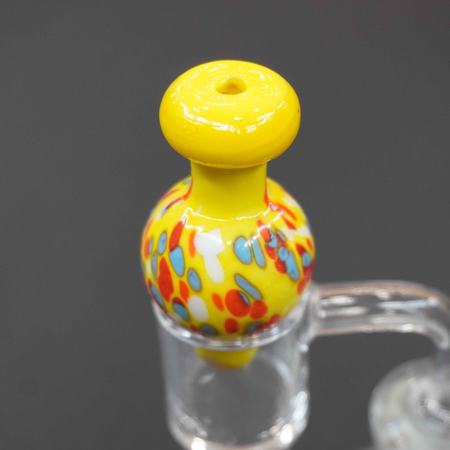 Bubble carb cap