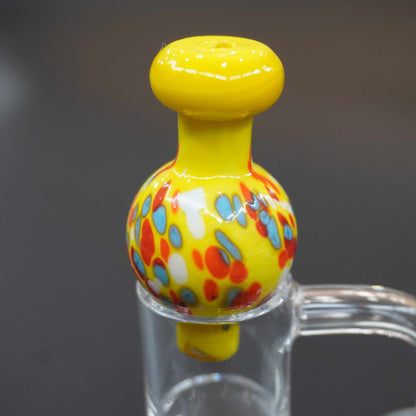 Bubble carb cap