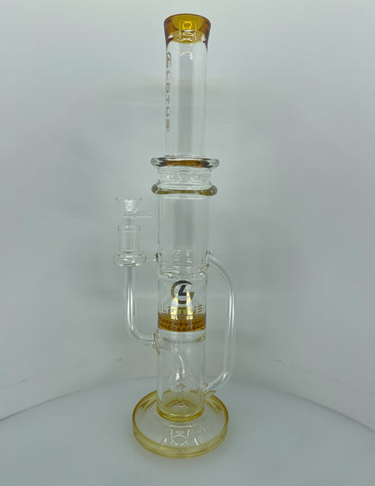 14" Lotus Glass Honey Comb Bong