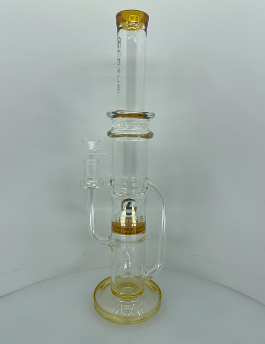 14" Lotus Glass Honey Comb Bong