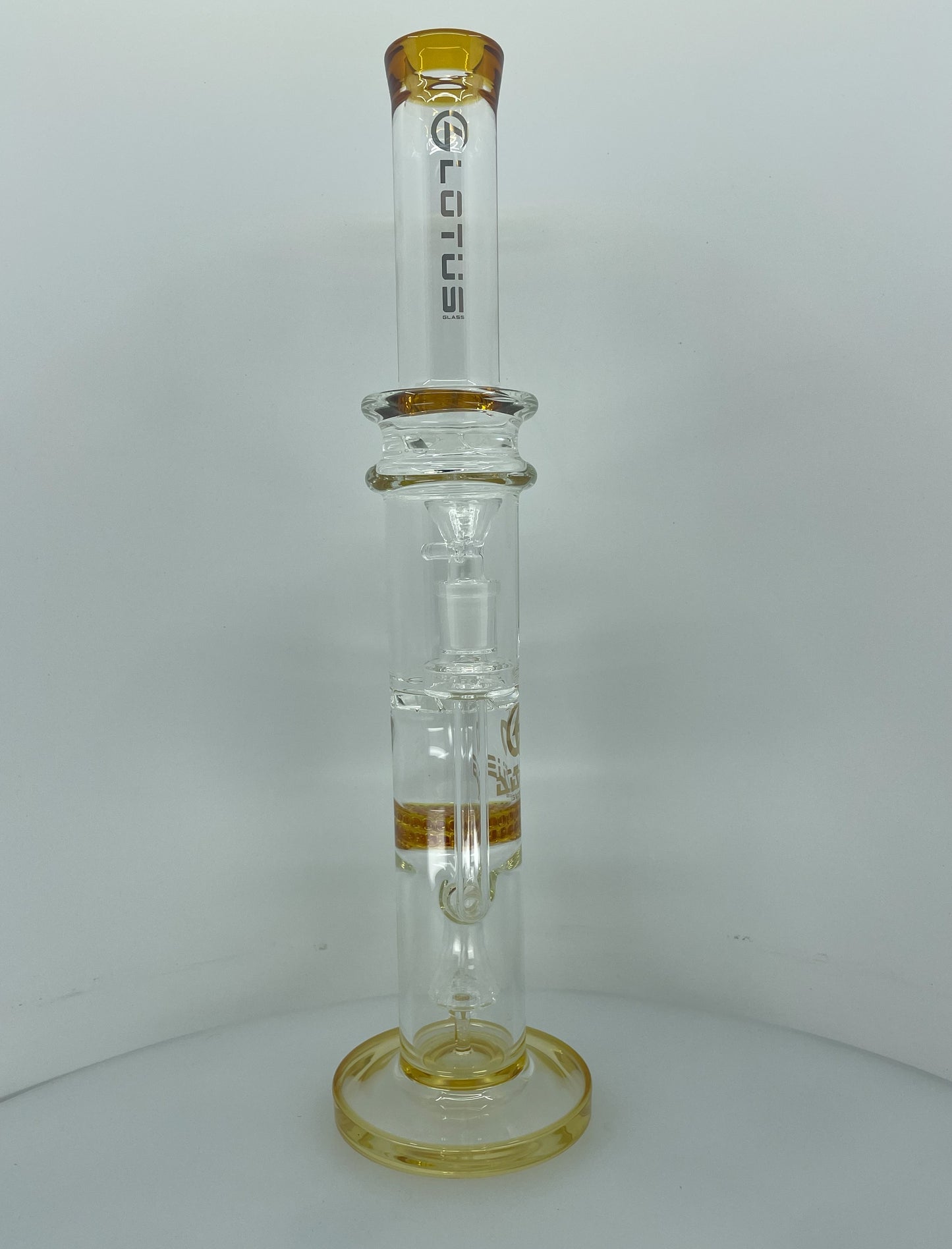 14" Lotus Glass Honey Comb Bong