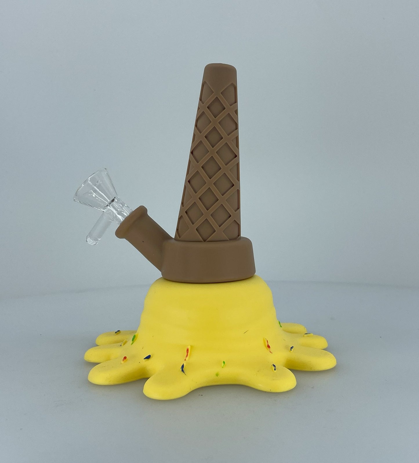 6" Ice Cream Silicon Water Pipe