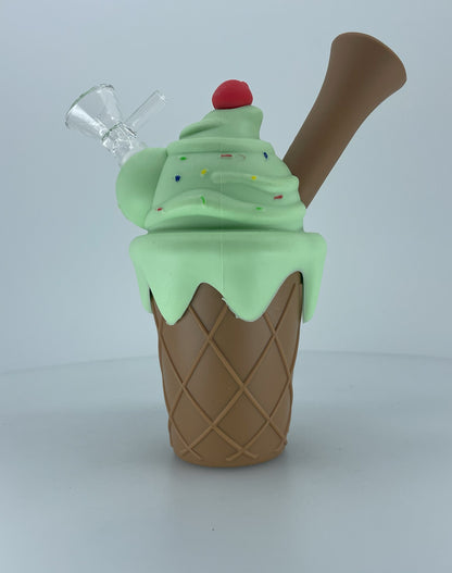 8" Silicon Ice-cream Cup Pipe