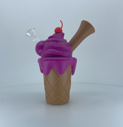 8" Silicon Ice-cream Cup Pipe